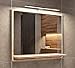 HAJDUK FURNITURE Badspiegel mit Beleuchtung 4000 K IP44 Sonoma H:50 x B: 60 cm - Bathroom Mirror - Moderner Badezimmer Spiegel Rechteckig mit Ablagen und LED - Wandspiegel mit Regal - Premium-Linie MI 4 günstig Kaufen-HAJDUK FURNITURE Badspiegel mit Beleuchtung 4000 K IP44 Sonoma H:50 x B: 60 cm - Bathroom Mirror - Moderner Badezimmer Spiegel Rechteckig mit Ablagen und LED - Wandspiegel mit Regal - Premium-Linie