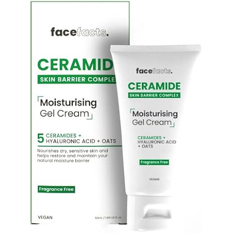 Face Facts Ceramide Gel Cream | Moisturising | Soothes + Strengthens Skin | 50ml Cover