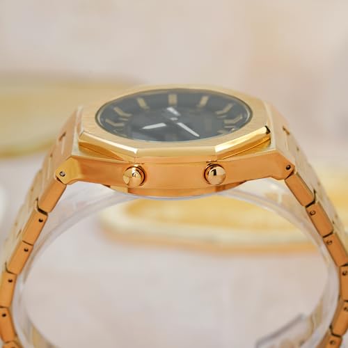 Image of SKMEI Stainless Steel Men Analog Watch Dual-Display Electronic Watch with Luminous 30M Waterproof Watch Fashion Multifunctional Sports Watch for Men- 1816