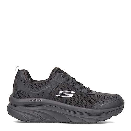 Skechers Women's D'lux Walker-infinite Motion, Black, 114