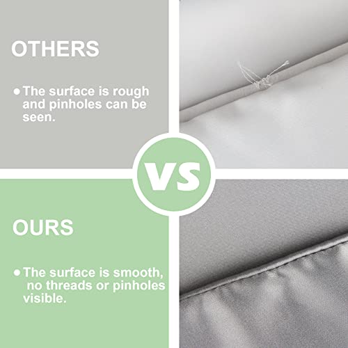 Btyrle 18X18 Throw Pillow Covers, Decorative Couch Pillow Covers Jacquard Silky Satin Cushion Covers Pack Of 2, Navy #TOP5