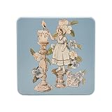 Tinplate Storage Box Friend Gifts Cute Cookie Tins Container for Chocolate Trinket, 17cmx17cmx6.4cm,