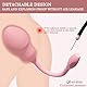 Mini Vibrator Ei Analplug Aufblasbar mit Pumpe,G Punkt Vibration für Frauen Klitoris mit 10 Vibrationsmodi,Vibratorstarb Frauen Klitoris,Vibratoren Frauen Leise Analvibratoren Frau Anal Vibrator