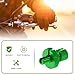HOPESPANNER 4 Pcs M8 Motorcycle Clutch Brake Cable Adjuster Screw Aluminum Alloy Brake Clutch Line Adjusting Bolt for Motorbike Scooter Dirt Bike Green