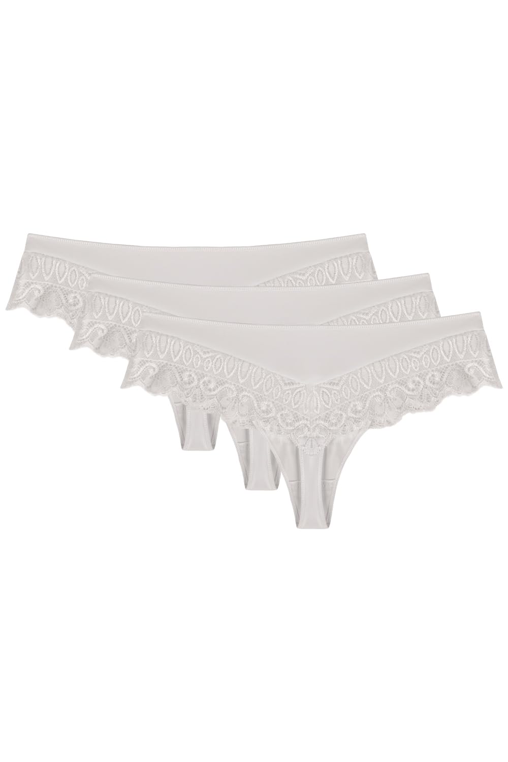 Wolbar Damen Sexy Shorts-Strings Spitze Miederslip Slips Mit Tiefer Hüftlinie WB409