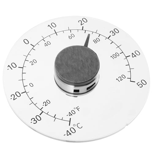 Window Thermometer Adhesive Thermometer for Living Room Garage Kitchen and Garden Easy Temperature Gauge with Display