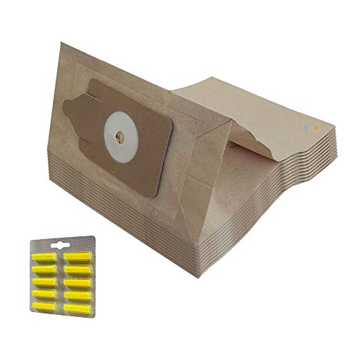 MohMus Set 10 Parfums + 10 Sacs Aspirateur pour NUMATIC CVC370-2 Charles, NV 300, HZQ-250, NX 370, HHR-200, NVQ 380, NQS 350 B, RSV-200M