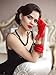 Bencailor Women Lace Gloves Wedding Tea Party Gloves Bow Short Mitten Elegant Accessories for 1920s Opera Funeral(Red,Lace Style)