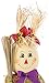Gardenized 26 Inch Outdoor Set Featuring Boy and Girl Garden Decoration Scarecrow, Seated on Hay Bales Perfect for Adding a Festive Touch to Your Halloween Decorations, Fall or All Time Season