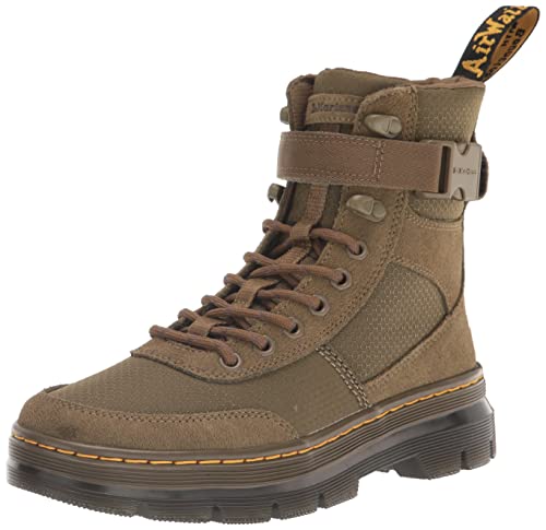 Dr. Martens Unisex Combs Tech 8 Tie Boot Fashion, Dms Olive 40/60 Nylon Ripstop & E.h Suede, 8 Us Men #TOP11