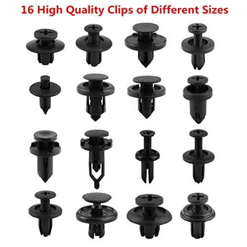 Car Push Retainer Clips 750PCS with 16Most Popular Push Pins for Automotive Parts Sizes Auto Push Pin Screw Clips with Blue Fastener Remover Tool for Toyota GM Ford Honda Acura Chrysler - Image 4