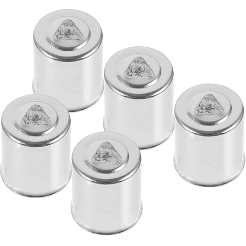LALAFINA Tapas de Magnetrón de Repuesto para Microondas, 5 Piezas, Material de Hierro Gris Orificio Triangular, Accesorio para Hornos Microondas, Suministro para Reparación