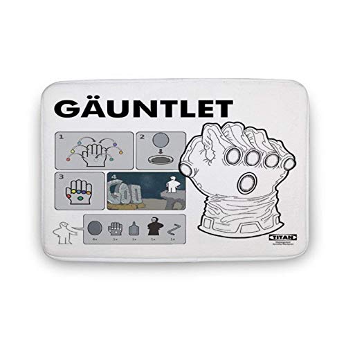 Yaxinduobao Omnipotent Instructions Infinity Gauntlet IKEA Personalized Entrance por Estera Bathroom Nonslip Absorbent Mat Kitchen Decoration Area Mat