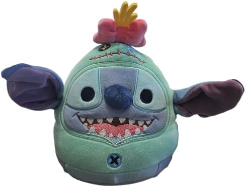 Squishmallows Stitch the Alien 7.5 inch Collectible Soft & Squishy Food Stuffed - Add to Your Squad - Gift for Kids, Girls & Boys