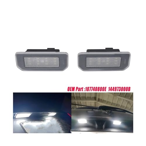 Conjunto luces de coche de matrícula LED trasera para Tesla Model 3 Y 2021 6