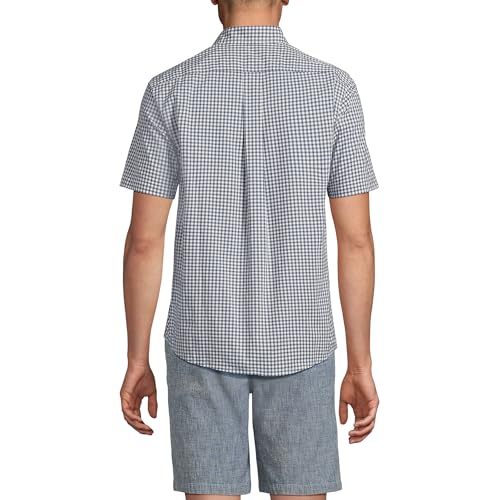 Lands' End Men's Short Sleeve Essential Lightweight Poplin2