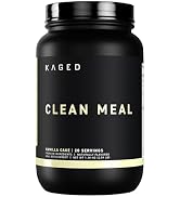 Kaged Clean Meal Replacement Shake with Whey Protein Isolate, Vanilla Cake| Clean Carbs, MCT Oil ...