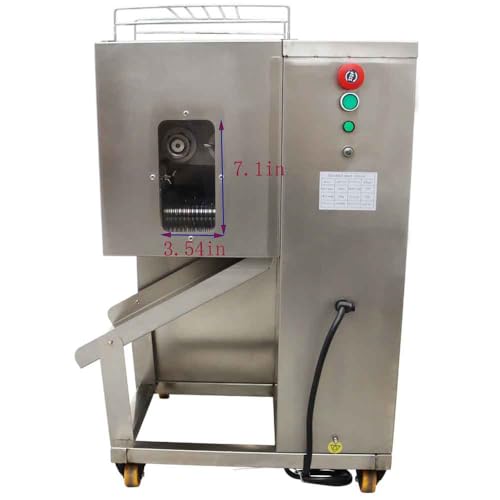 Cortadora de carne comercial con cuchilla doble 6mm 110V 750W miniatura 6