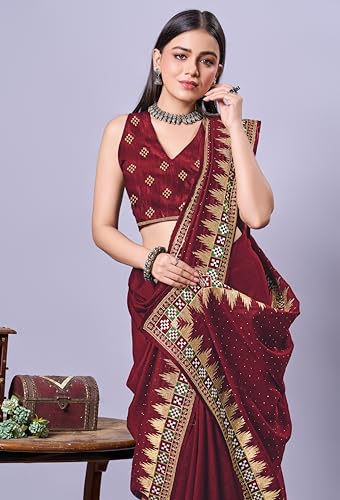 Image of Jaanvi fashion Women's Pasapalli Design Sambalpuri Silk Saree with Swarovski Work & Blouse Piece