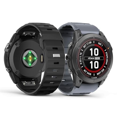 MoKo 2Pack QuickFit 26 mm Correa para Reloj Garmin miniatura 1
