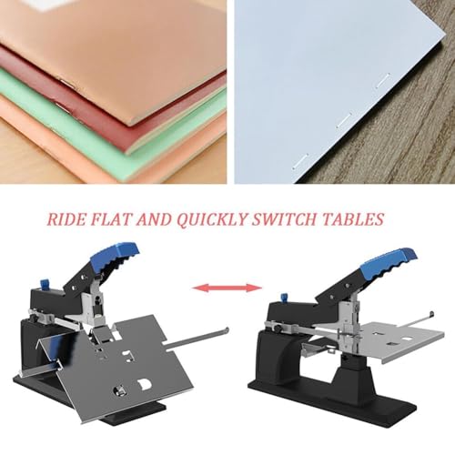 Cucitrice manuale A3/A4 piatta, capacità 60 fogli, per casa, scuola, ufficio, macchina da cucire a sella