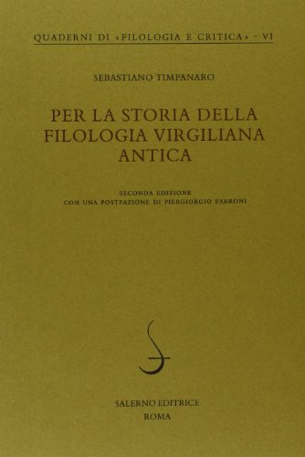 Per la storia della filologia virgiliana ant