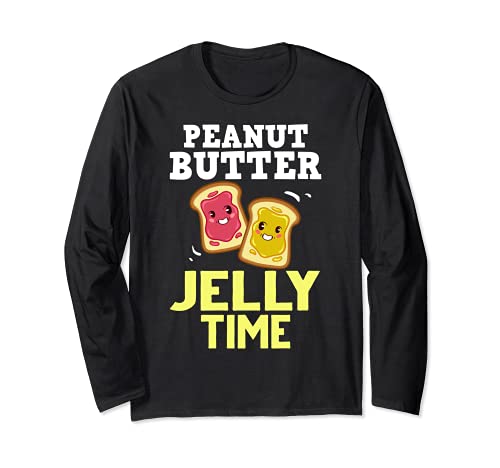 Peanut Butter Jelly - Erdnussbutter-Gelee-Sandwich-Cracker-Riegel Langarmshirt