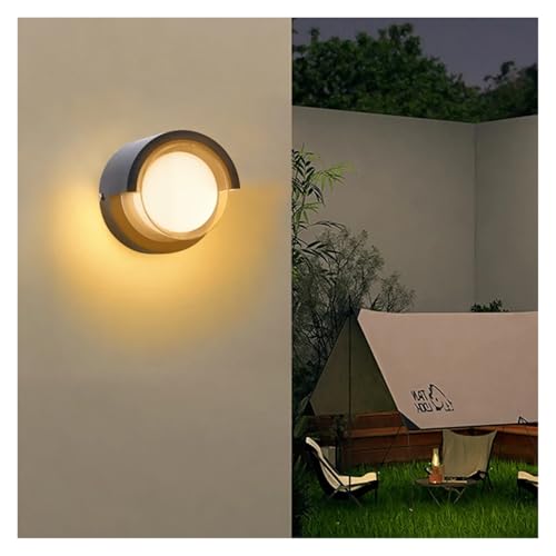 Iluminación exterior de pared redonda contra humedad IP65 foco LED 10W 4
