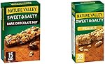 Nature Valley Sweet & Barres de Granola au chocolat noir salé, 15 Nombre & Doucement & Barres de granola à arachides salées
