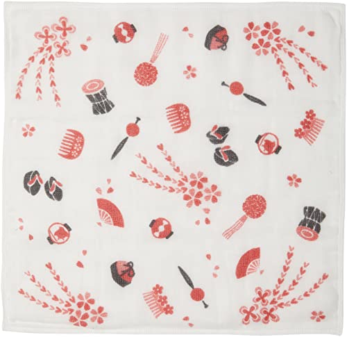 丸全(Maruzen) 晒8重ガーゼハンカチ みやび 28×28cm