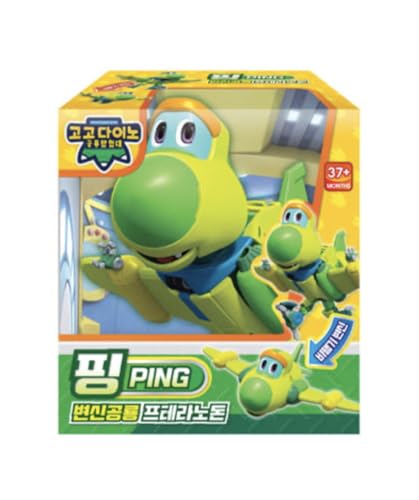 caincosmetic Go Go Dino Transforming Dinosaur Robot Pteranodon Ping – Dino & Rescue Plane Modes