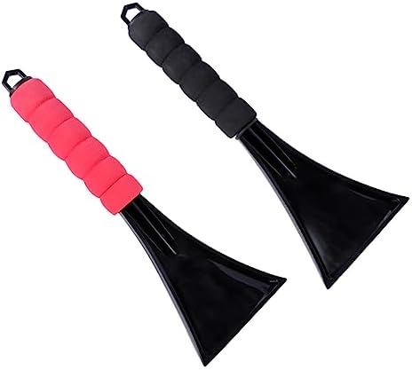 BUTIFULSIC 2PCS car deicing Snow Shovel ice scrapers for car Windshield car Accessories for Women Winter Snow Remove Products car Window Squeegee Snow Clean Shovel abs Snow Machine Sponge