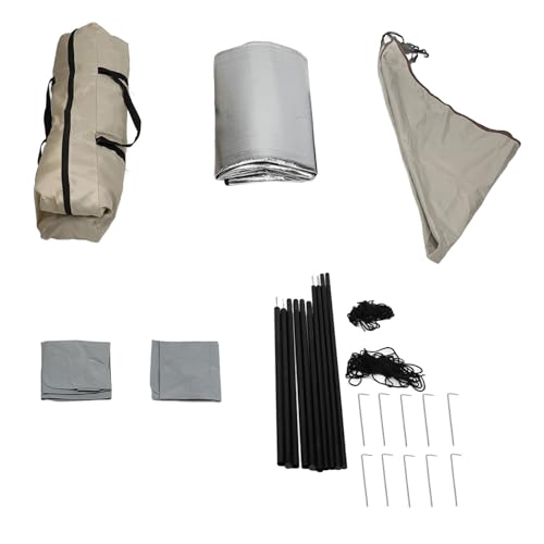 Tyenaza carpa plegable 2 en 1 impermeable con toldo y ventana