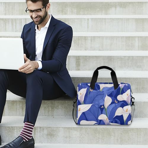 Funda para Laptop 15.6" Azul con Asa y Correa Ajustable miniatura 3