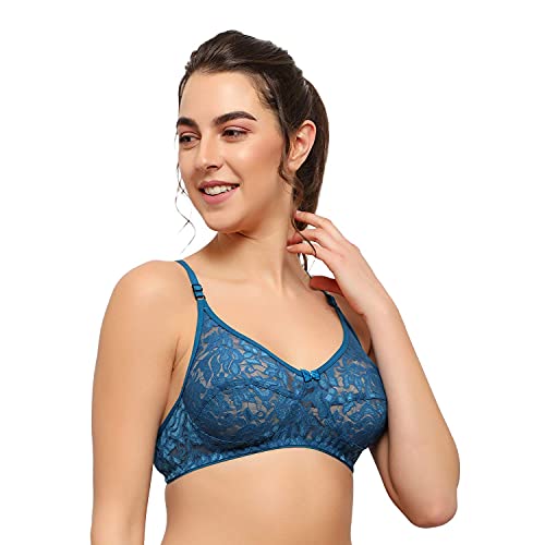Buy EMVKY Premium Selection Transparent net lacy Bra for Women Combo