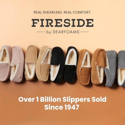 Image of Fireside By Dearfoams Women's Mel Shearling Moccasin