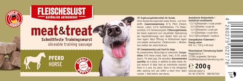 Meat & Treat Pferd Wurst (30 x 200 Gramm)