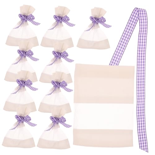 HORIALENCE 10個 梭゚草香り袋 全棉メッシュポーチ 香料収納袋 衣類 車内 インテリア用 使いやすい 小物整理に