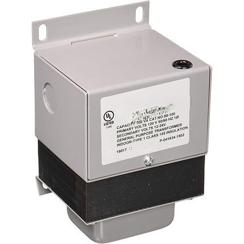 88-100 Heavy-Duty Power Transformer 120VAC Primary, 12/24VAC Secondary, 50-100VA, Industrial Commercial, Surface Mount, 5.46 lb