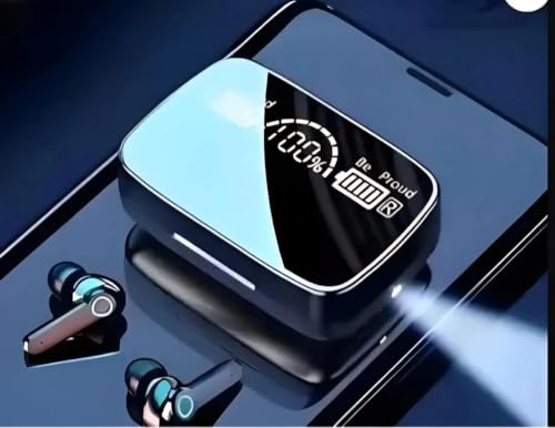 Image of M19 Wireless Earbuds in-Ear Bluetooth Headphones 9D HiFi Sound Bluetooth 5.1 IPX7 Waterproof LED Power Display Wireless Charging Case Touch Control Stereo Sound Earphones Music Calls Black