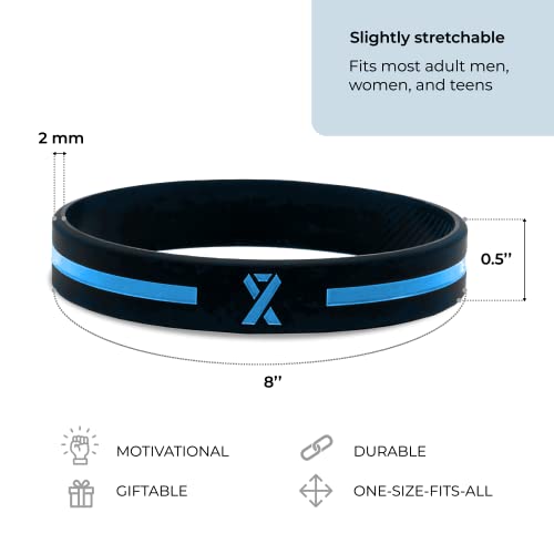 Inkstone Awareness Ribbon Silicone Bracelets (12-pack) - Wholesale Pack of 1 Dozen Unisex Wristbands for Men Women - Cancer Survivor Hospital Gifts Party Favors Giveaways Goodie Bag Items3