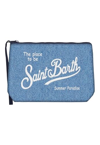 Pochette MC2 Saint Barth denim pour vos journées de plage et soirées d'été