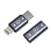 Produktbild Typ-C-Stecker auf Lightning-Stecker-Adapter, 2er-Pack Lightning-OTG-Adapter, PD-Schnellladeadapter, Lightning-Buchse auf USB-C-Buchse, erhältlich für Typ-C-Anschluss von Laptops.Kompatibel Lightning