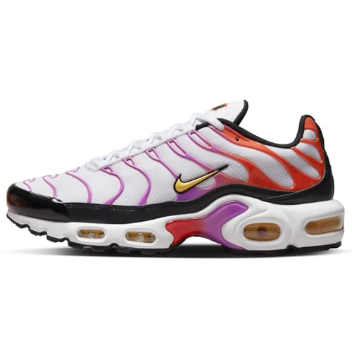 Image of Nike Air Max Plus Women's Shoes (DZ3671-100, White /Black /Picante RED /Citron Pulse)