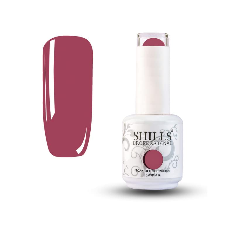 Image of Shills Professional Uv /Led Soak Off Gel Polish (Gel Nail Polish) Glossy Finish Nail Polish Color Shade 94, 15 Ml