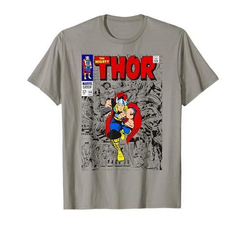 Marvel The Mighty Thor Retro Classic Comic Graphic T-Shirt T-Shirt