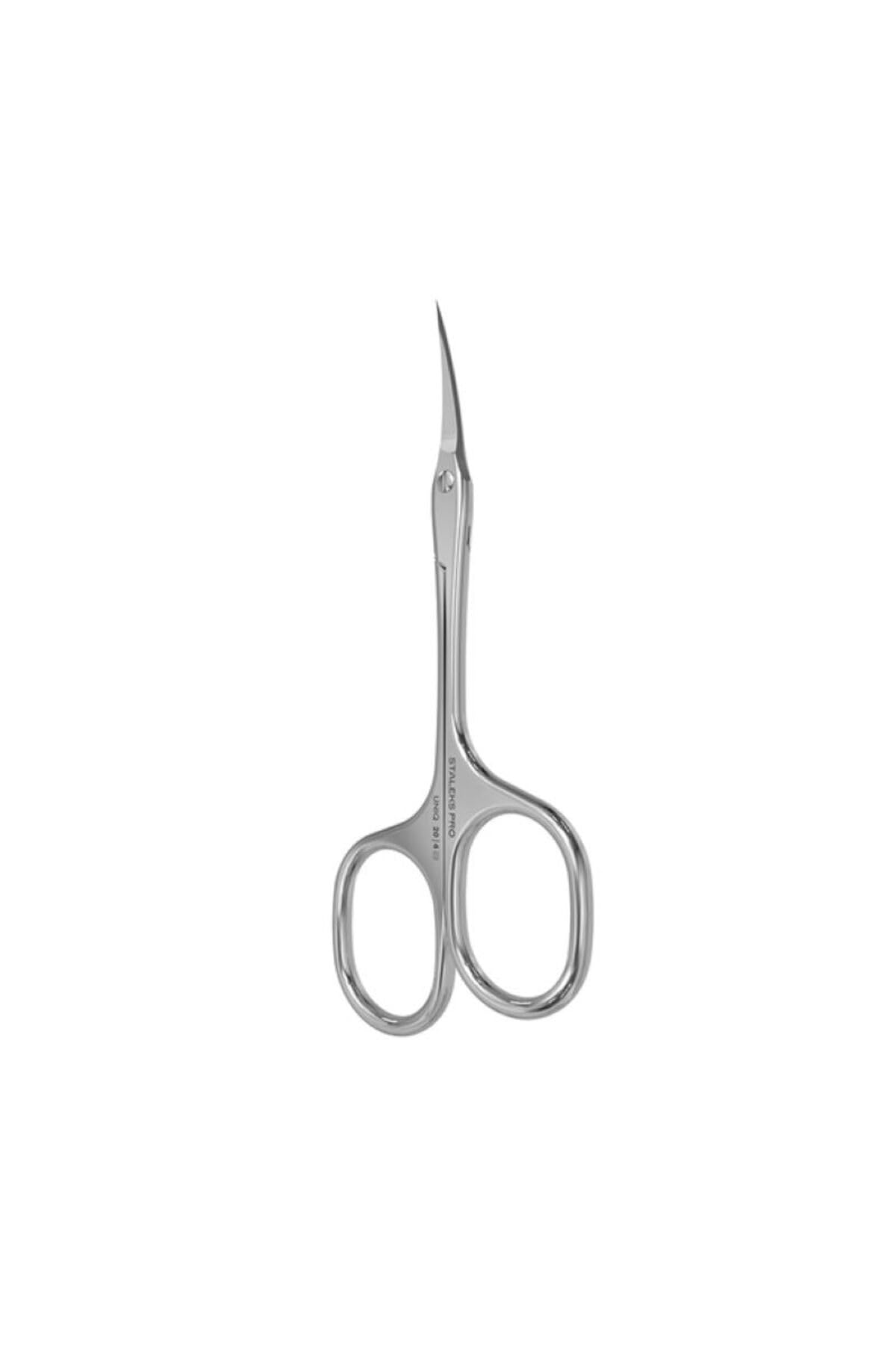 STALEKS PRO UNIQ Professional Cuticle Scissors “Asymmetric” UNIQ SQ 20/4 New
