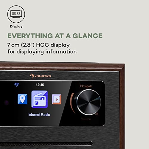 Auna Black Star - Radio internet, radio Internet