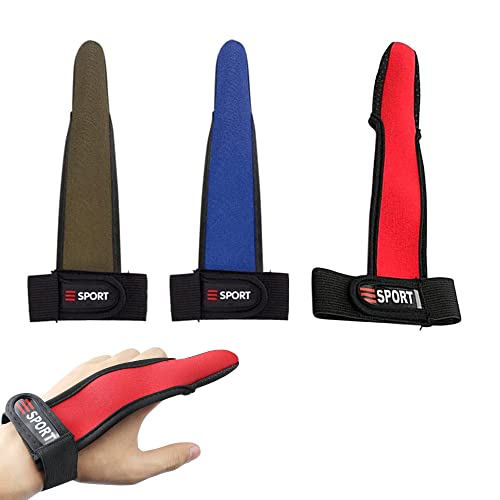 YZSZ 3 Pièces Gants de pêche à l'index Doigt De Gant Stall Protector Mer Protecteur Gant Unisexe Bande élastique Index Doigt Protecteur Gant Respirant Convient pour La Pêche en Plein Air (3 Couleurs) Cover