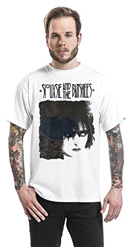 Siouxsie & The Banshees Face T-Shirt bianco